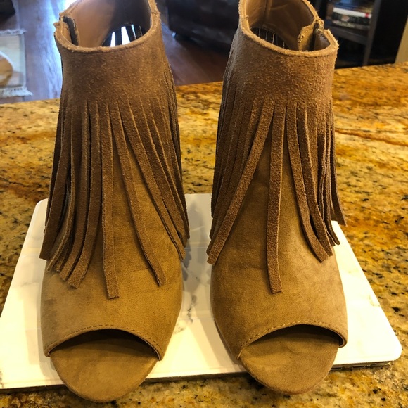 Carlos by Carlos Santana Suede Fringe Bootie - Picture 1 of 8